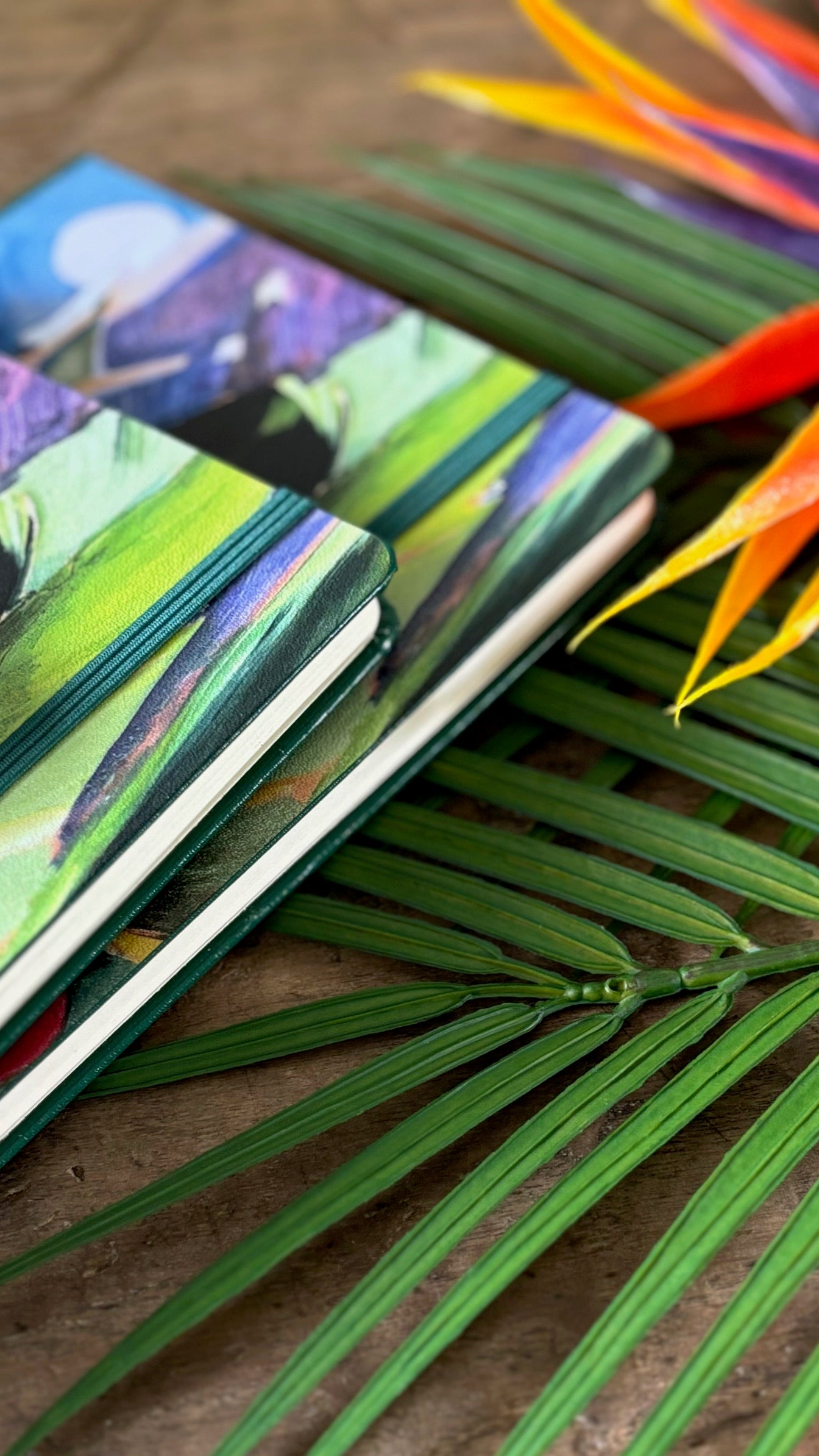 Paradise- Lined Notebook with Pocket.