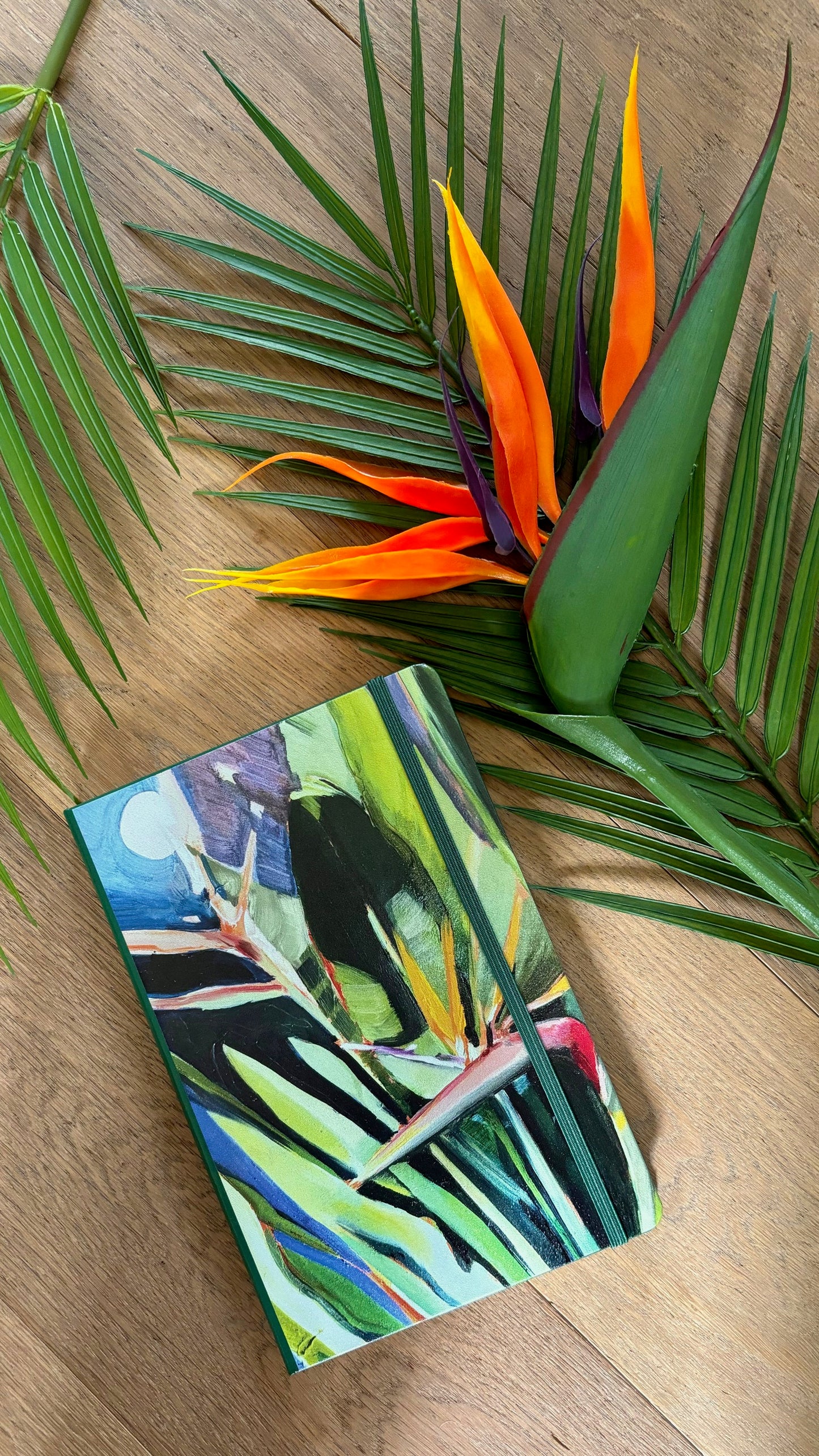 Paradise Notebook Flatlay