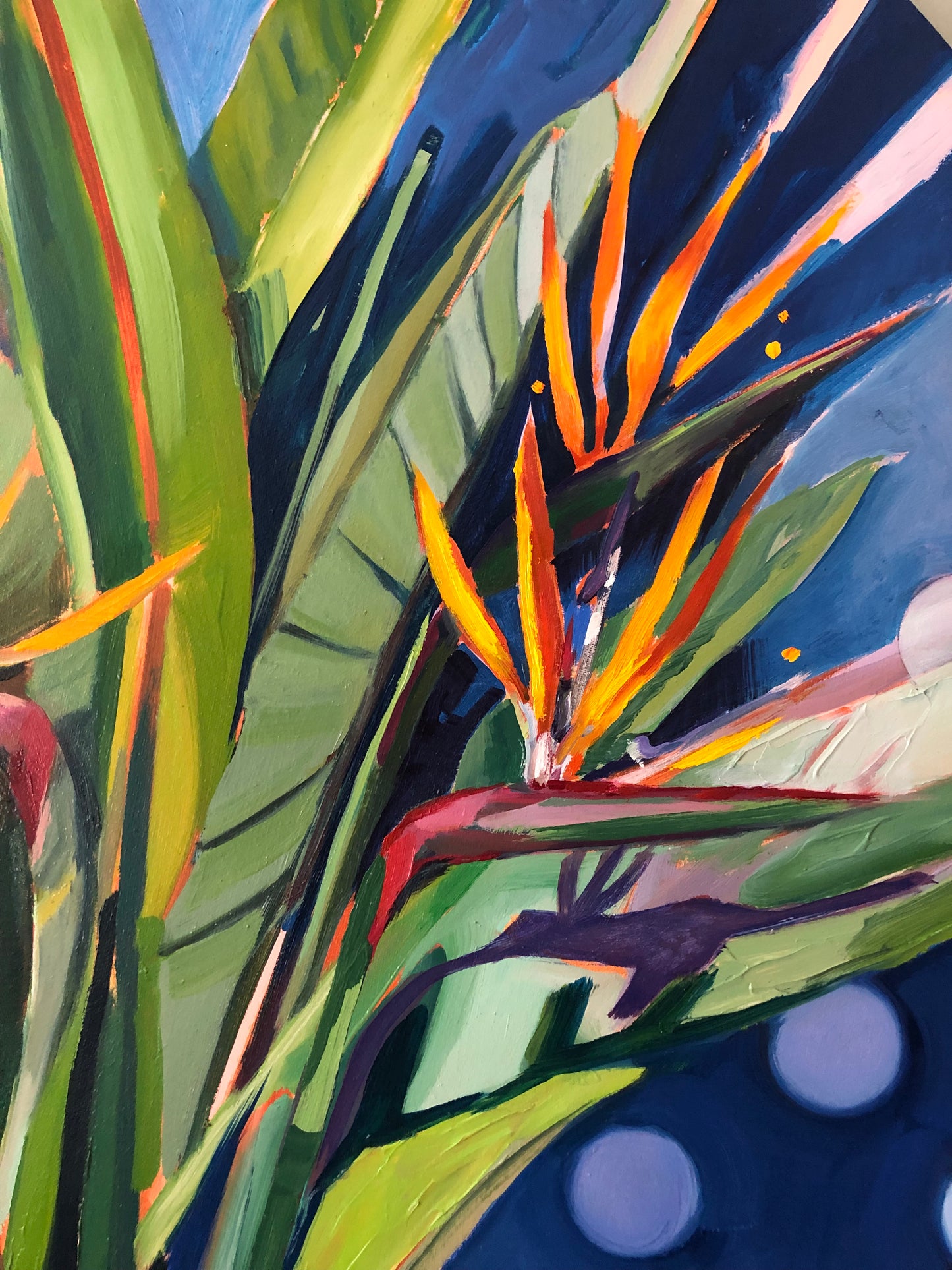 Paradise is Now blue detail