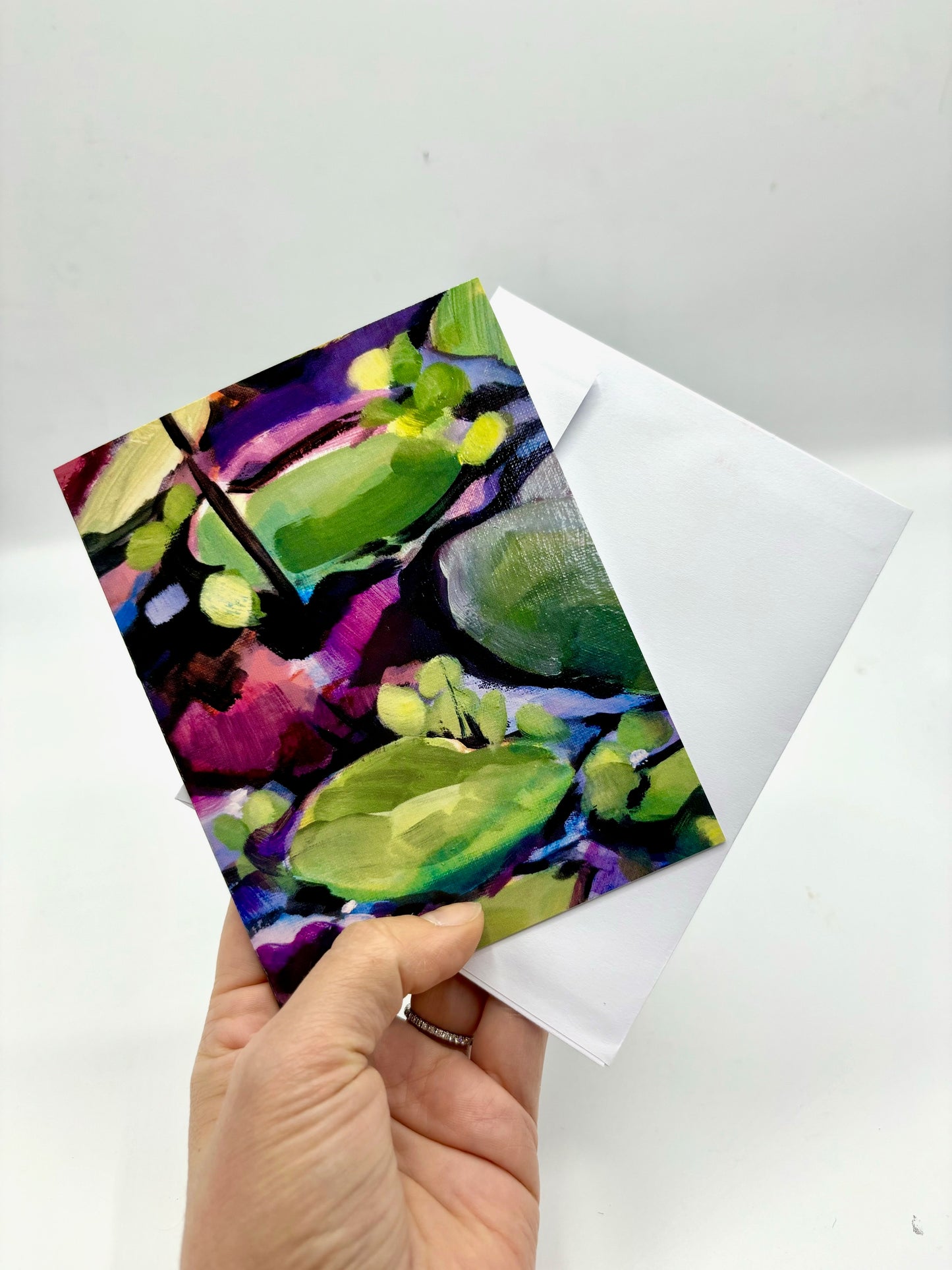 One Greeting Card- Colorful Detail