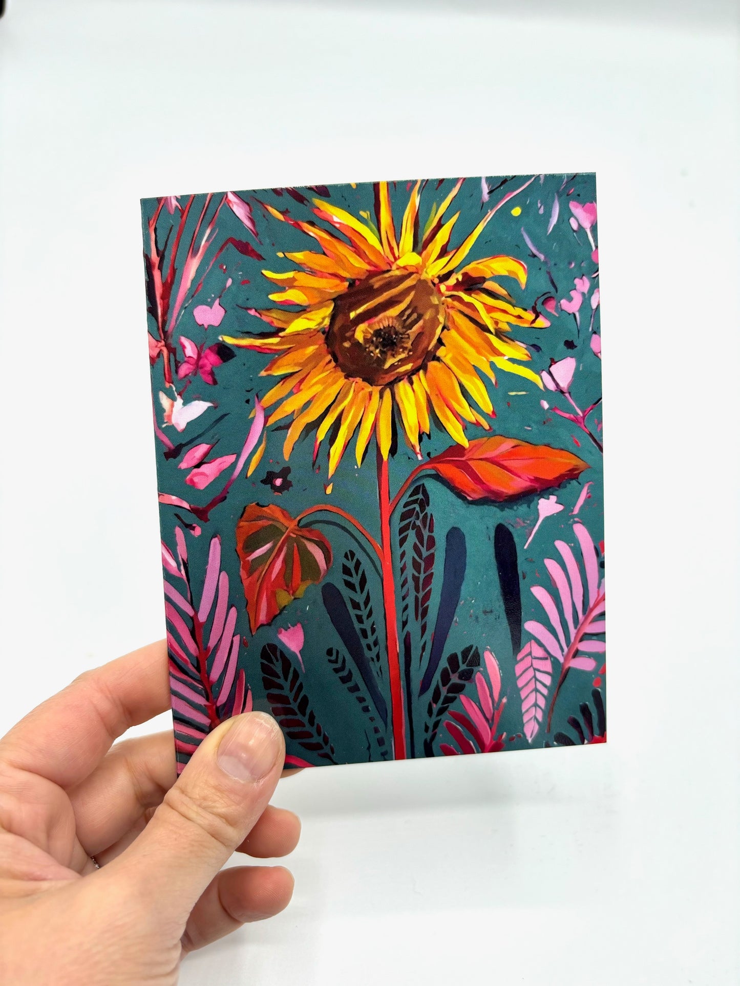One Greeting Card- Sunflower