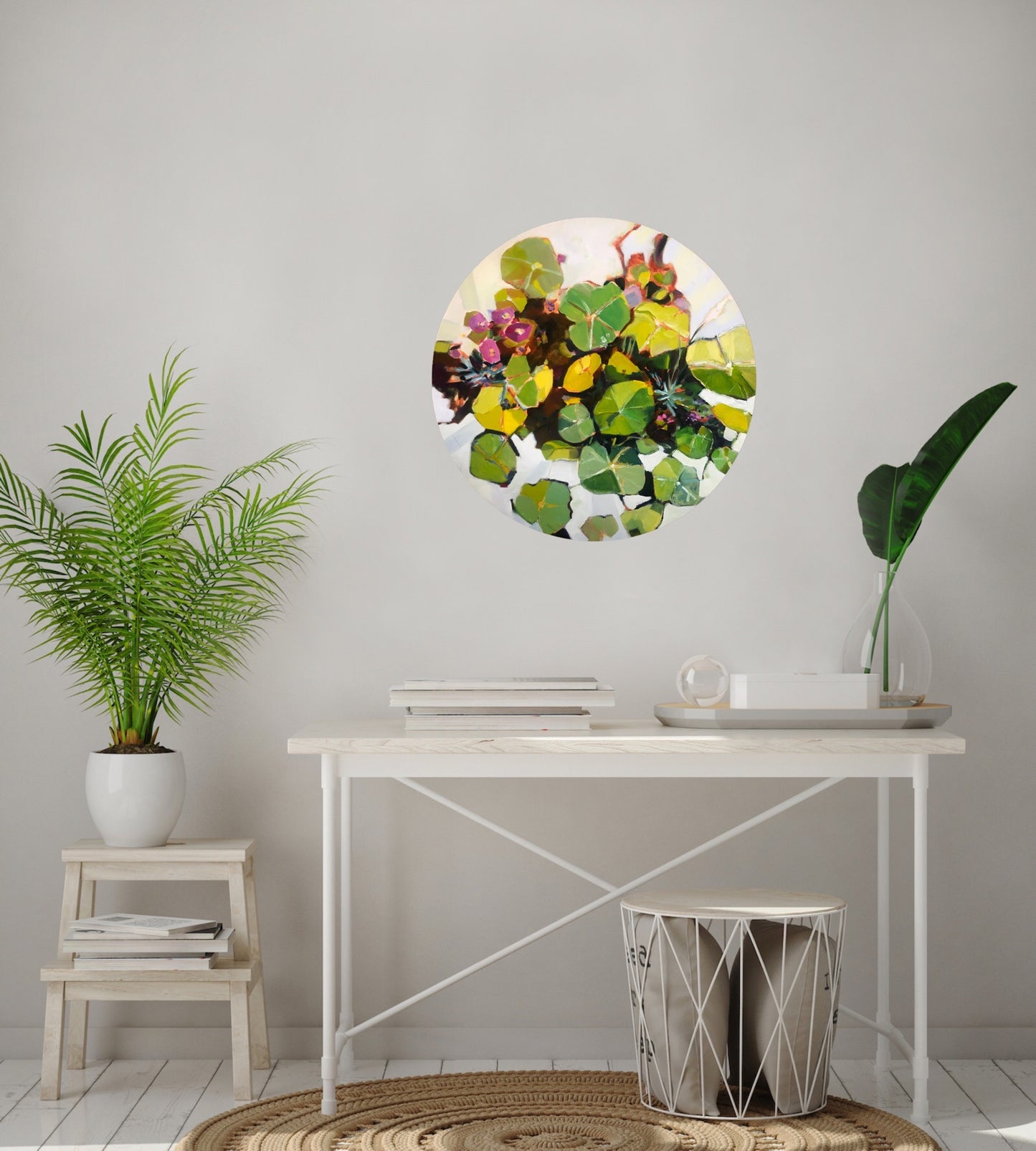 Unveiling Paradise - Oil on Canvas