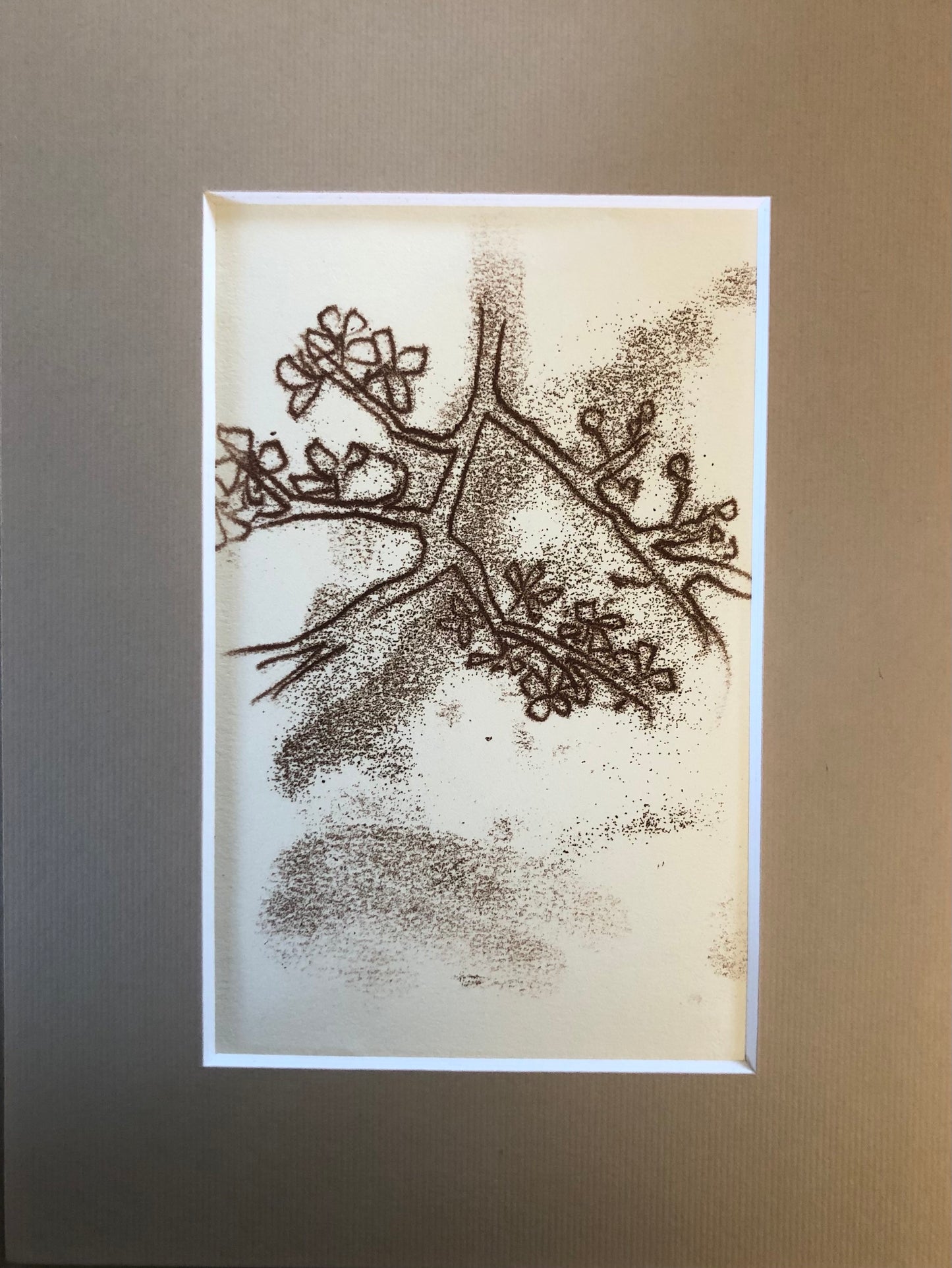 Sakura Love- Floral Monoprint